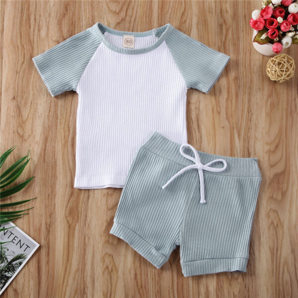 Shirt Shorts 2pcs For Baby Clothes Boy Kids Boys Clothing - Image 2