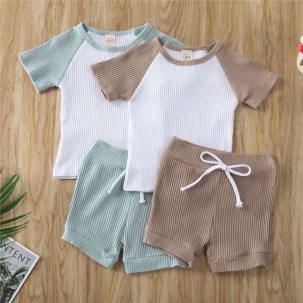 Shirt Shorts 2pcs For Baby Clothes Boy Kids Boys Clothing - Image 4