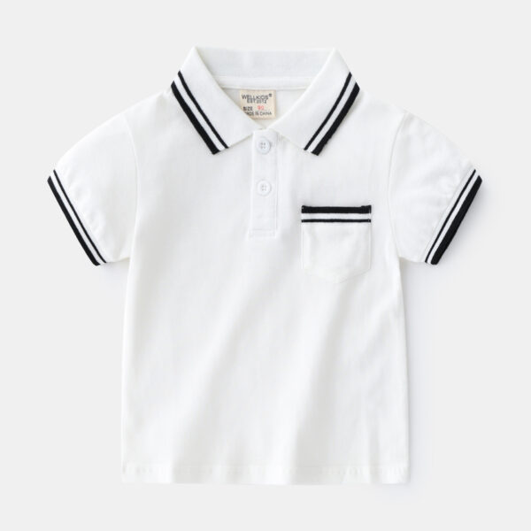 Boys' T-Shirt Summer Polo Shirt - Image 5